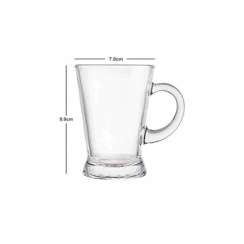 Revitalize Glass Tea Cup (180 mL Each)  -  Set of Six media 5