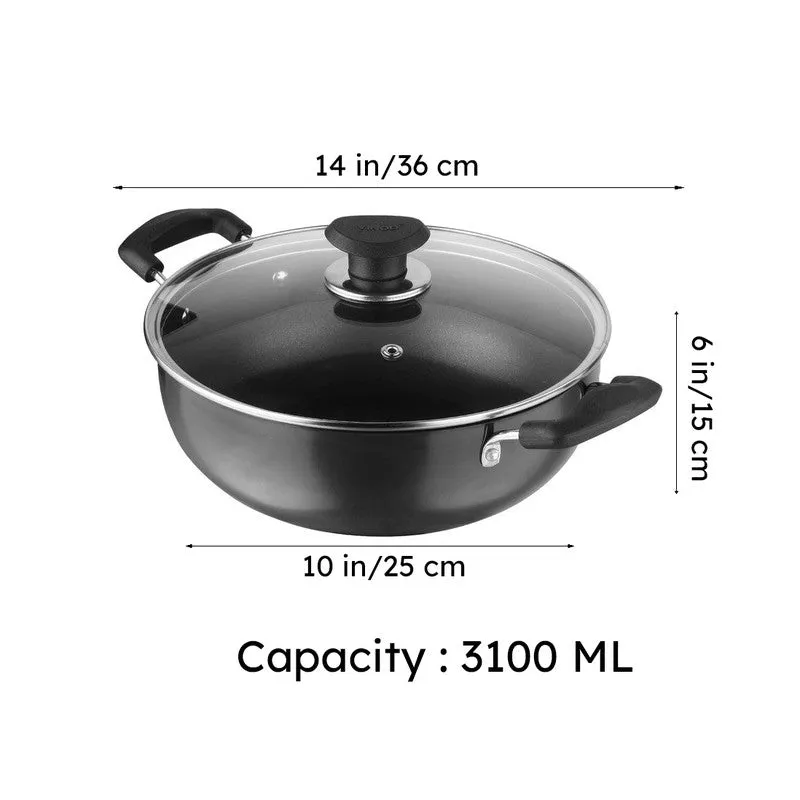 Vinod Spice Blaze Kadhai With Lid - 3100 mL media 10