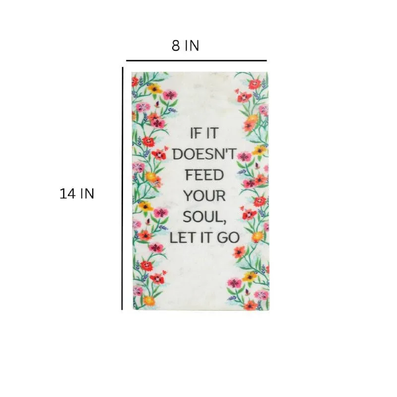 Let It Go Printed Marble Wall Accent media 5