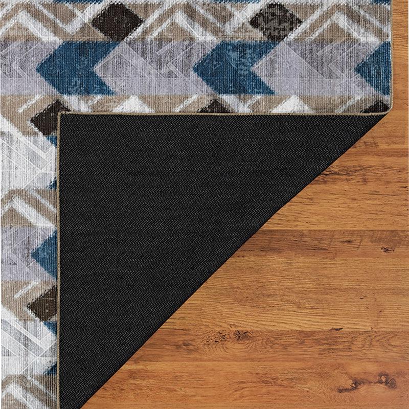 Stella Geometric Carpet - Navy media 5