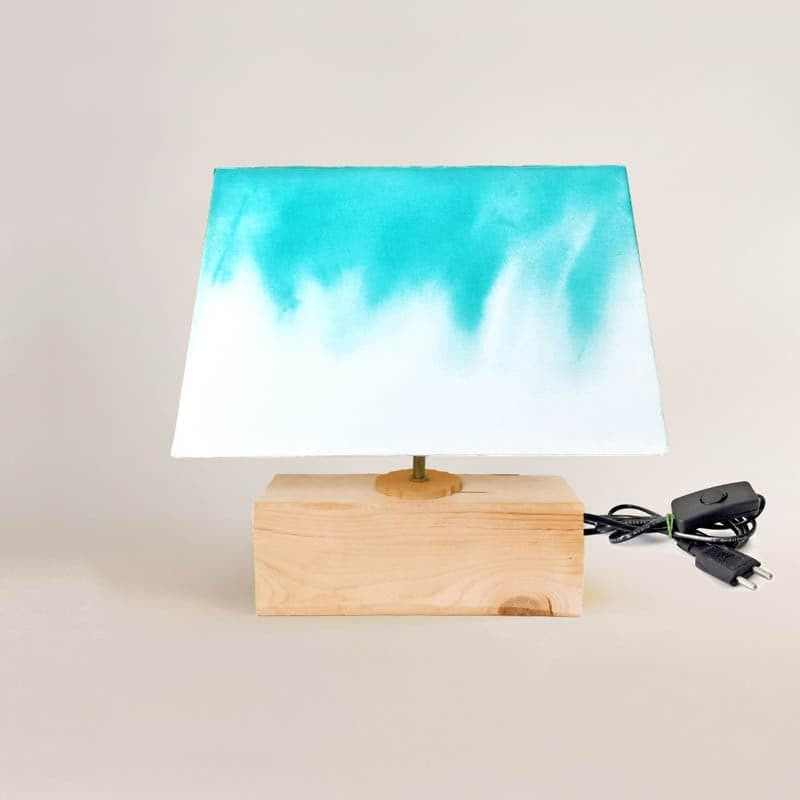 Grady Gleam Recto Handpainted Fabric Table Lamp - Multicolor media 5