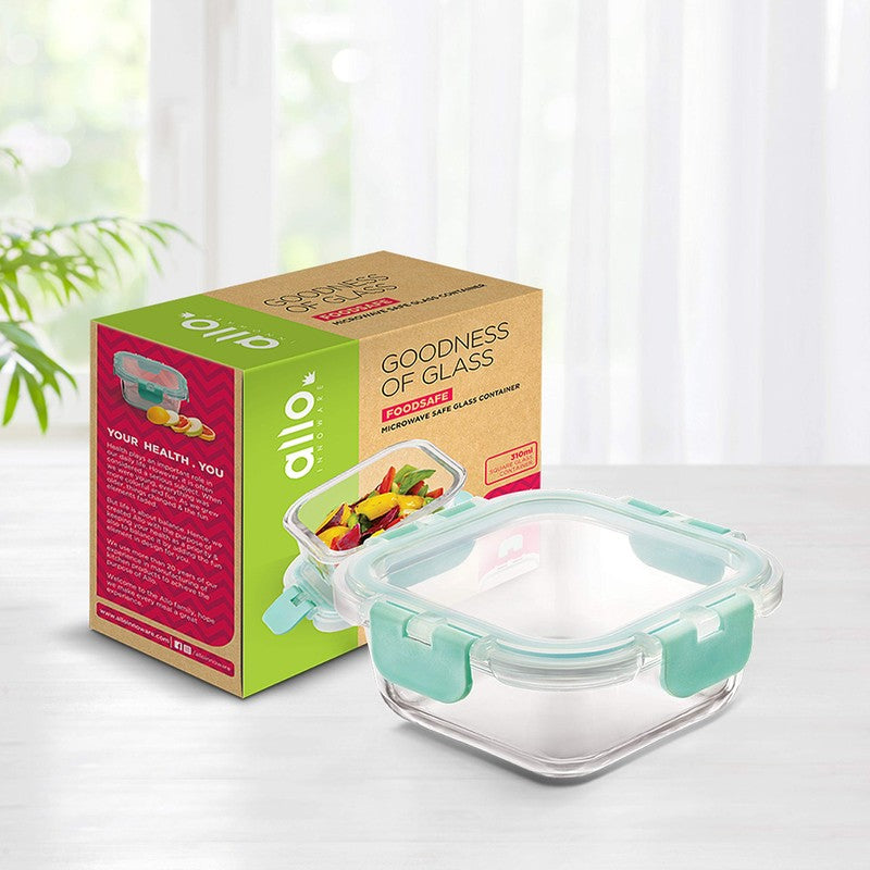 Grabzo Leak Proof Glass Lunch Box - 310 ML media 3