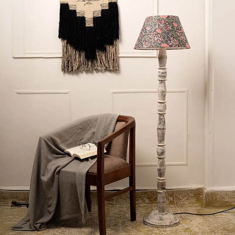 Nocturne Brown Ethnica Floor Lamp media 2