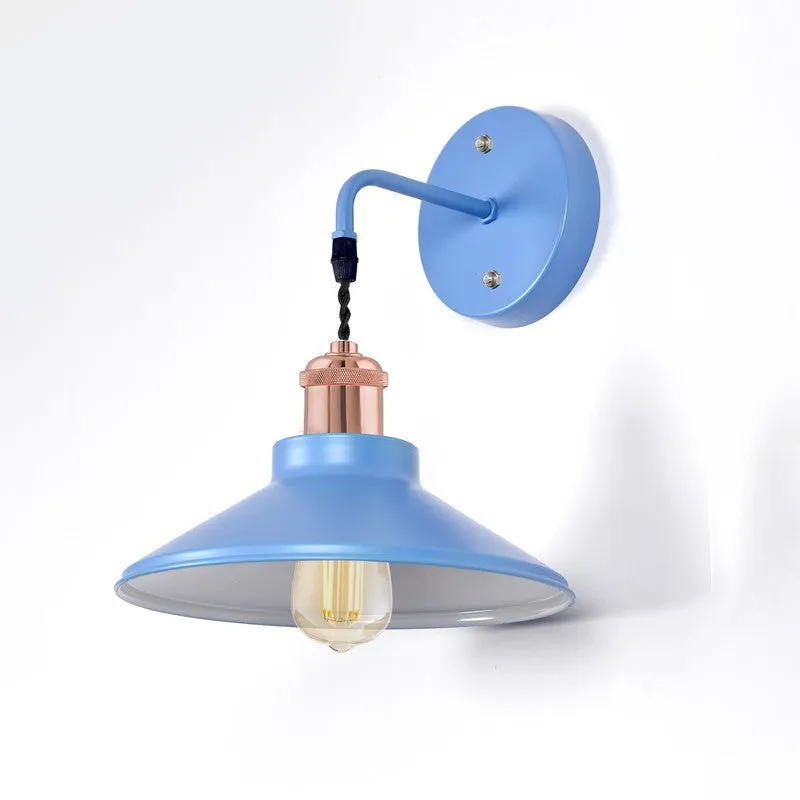 ZenithAura Metal Wall Lamp - Blue & Copper media 5
