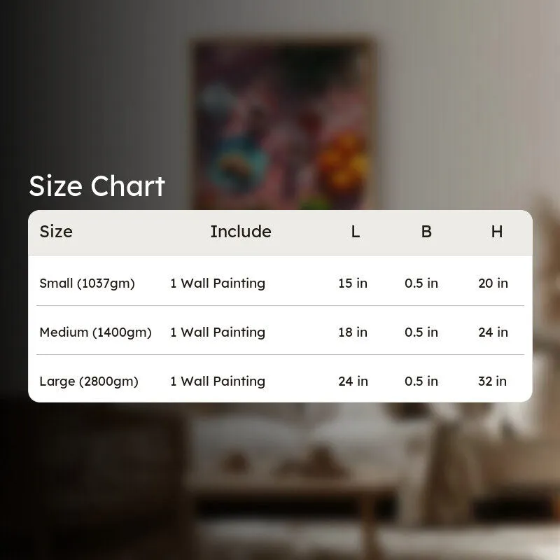 Sunny Table Canvas Wall Painting - Brown Frame media 9