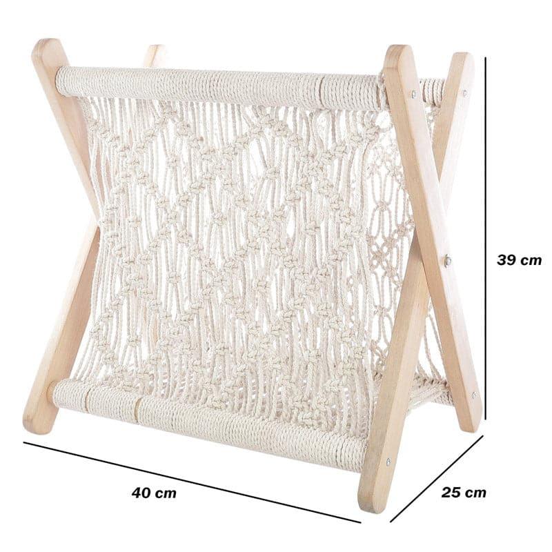 Efa Macrame Magazine Holder media 5