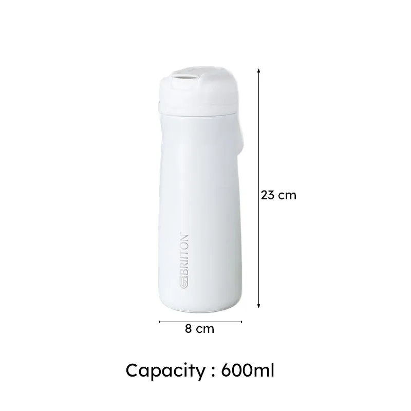 H2O Splash Hot & Cold Thermos Water Bottle (White) - 600 mL media 6