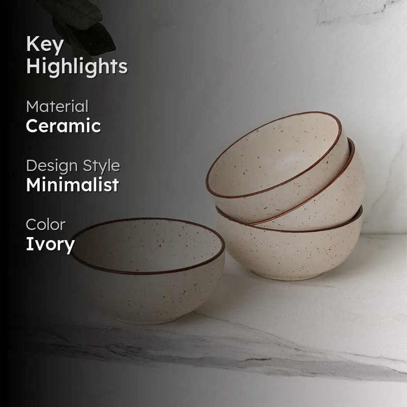 Kestha Serving Bowl (Beige) - Set Of Four media 2