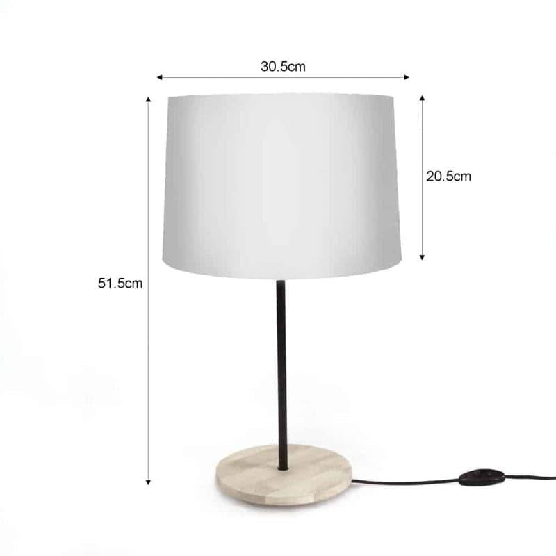 Mesto Flora Handpainted Fabric Table Lamp - Multicolor media 6