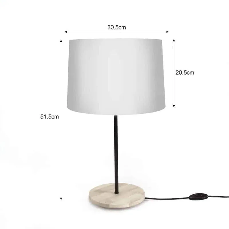 Mesto Flora Handpainted Fabric Table Lamp - Multicolor media 6