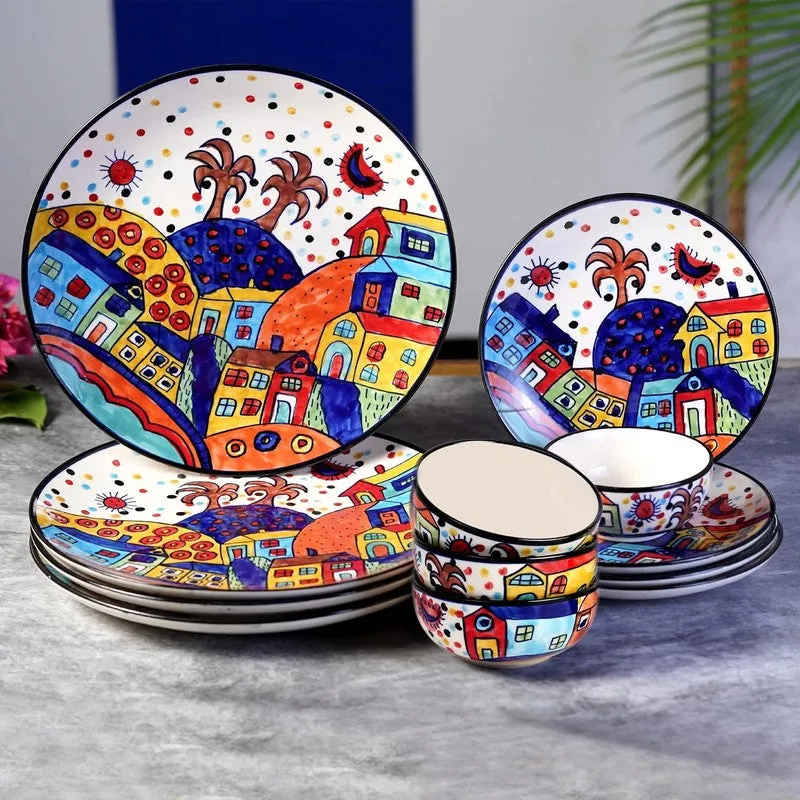 Noctra Slate Dinner Set - 12 Piece Set media 1