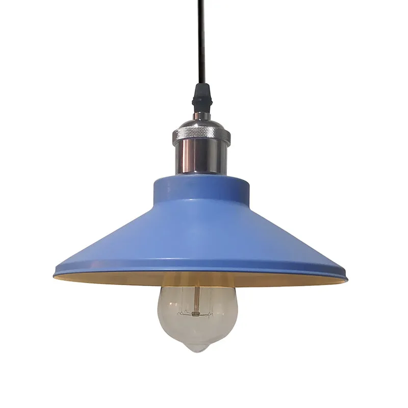 Stellara Metal Ceiling Lamp - Blue media 3
