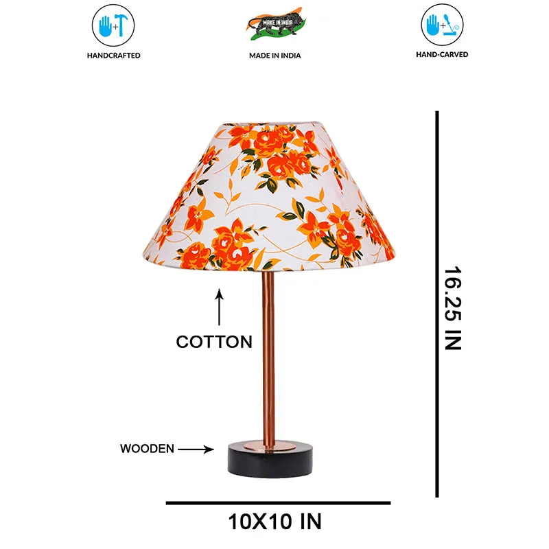 Fleur Conical Rodin Wooden Table Lamp media 7
