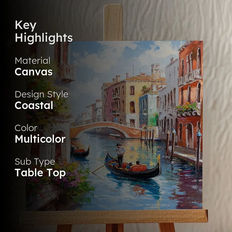 Canals Of Venice Canvas Showpiece media 2