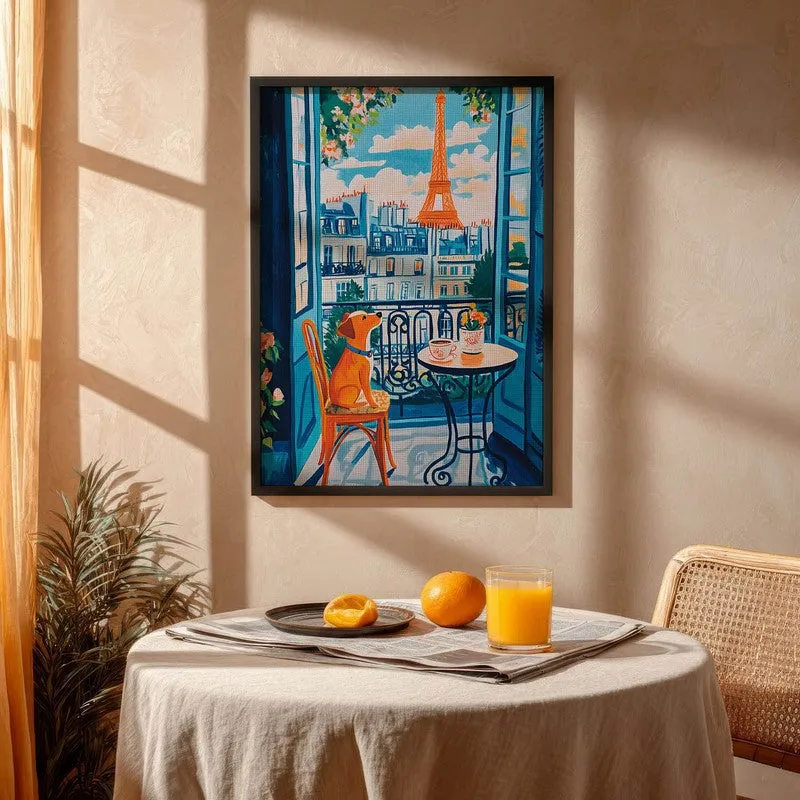 Savory Towers Archival Canvas Wall Art - Black media 4