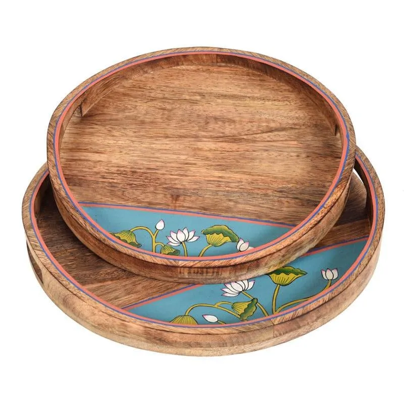 Ilan Wooden Platter - Set Of Two media 3