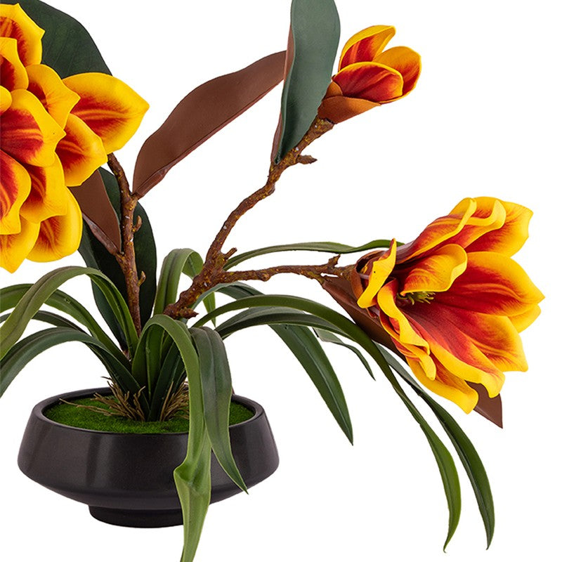 AarviDecor Sunburst Bloom Foam Artificial Plants media 6