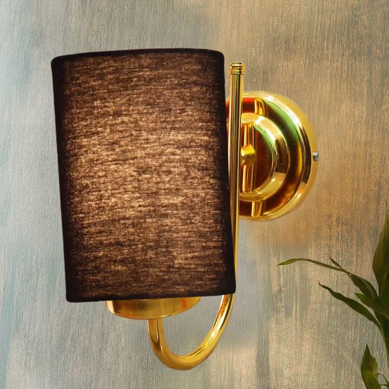 Galora Hepa Fabric & Metal Wall Lamp - Black media 1