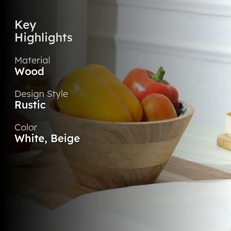Fostera Wooden Bowl media 2