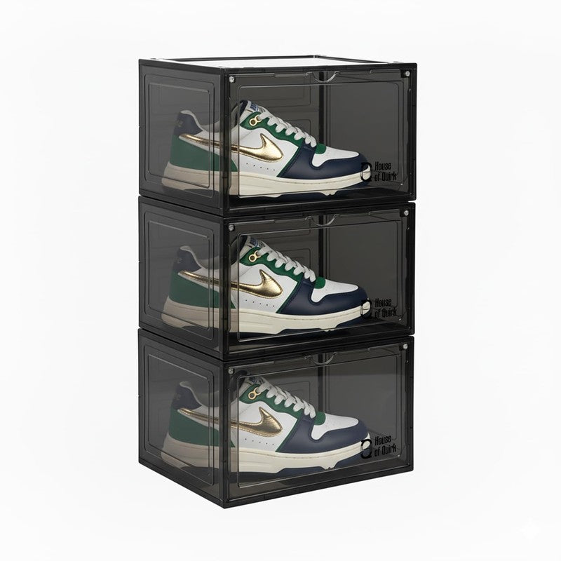 Pair Keep Shoe Rack (Black) - Set Of Three media 4