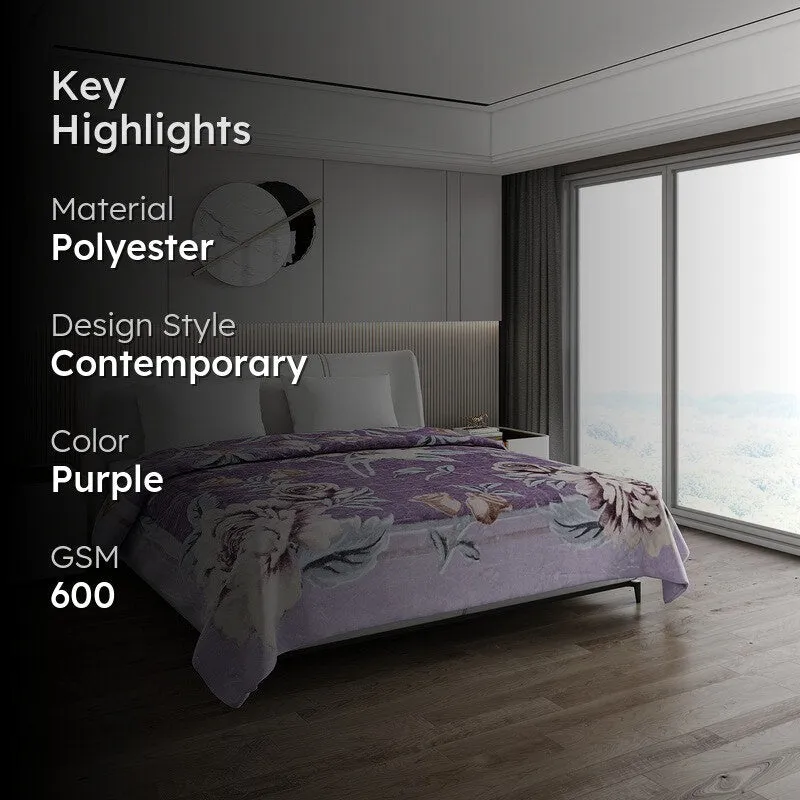 Monte Carlo Violet Embrace Blanket - 600 GSM media 2