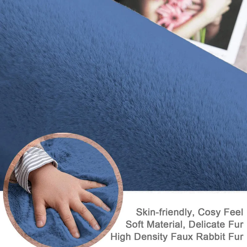 Ruffle Luxe Area Rug - Blue media 6