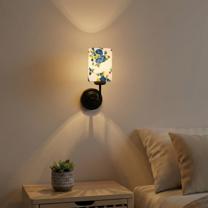 Zenith Arc Cotton Wall Lamp - Blue,White