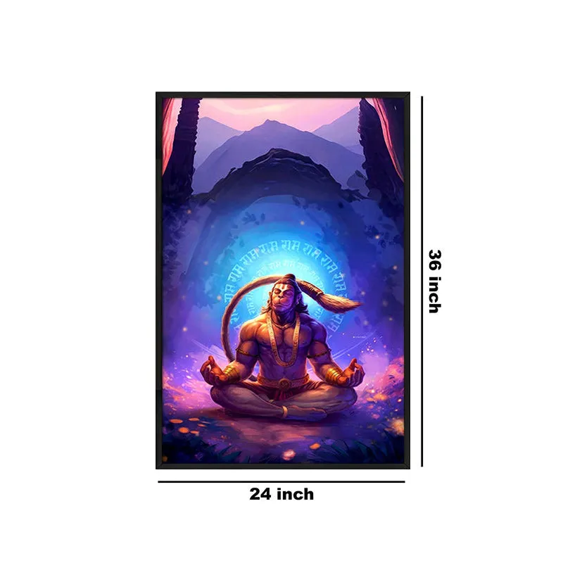 Quiet Reflection Wall Painting With Frame media 6