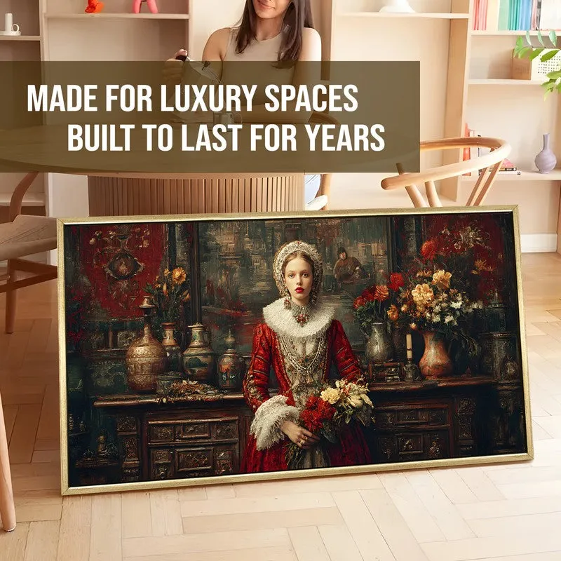 Heirloom Lady Canvas Wall Painting With Frame media 5