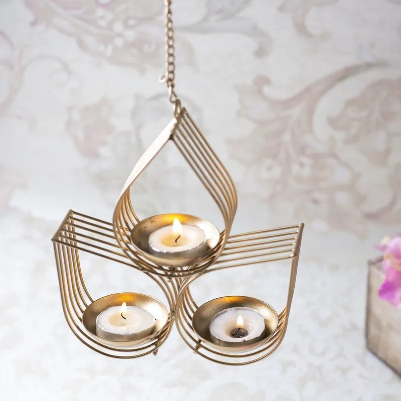 Three Eye Hanging Tealight Holder media 13