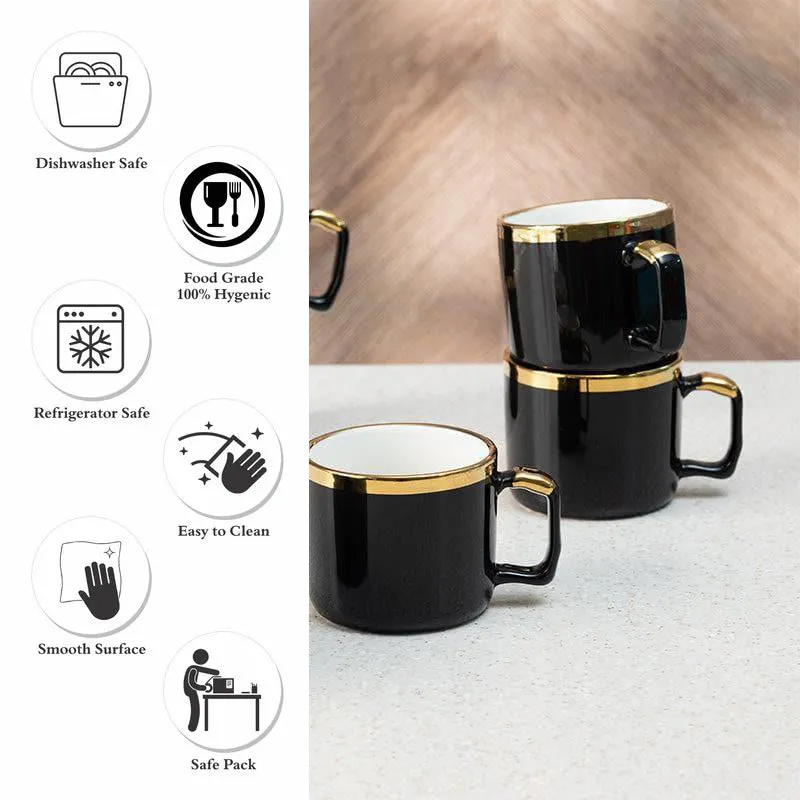 Yuna Porcelain Tea Cup (260 mL Each) - Set of Six media 6