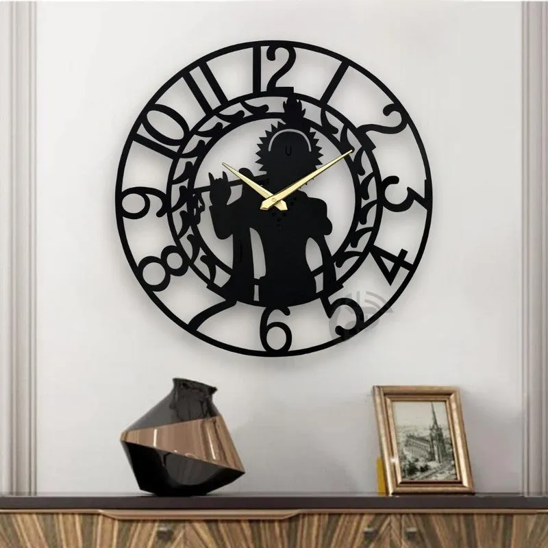 Echoes Silent Wall Clock - Black media 1