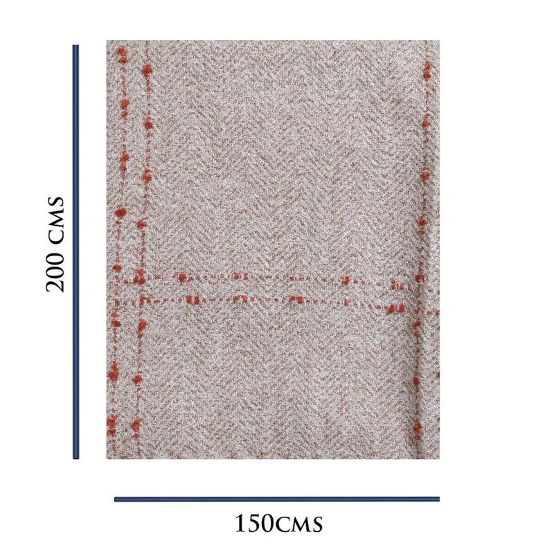 Dotline Grid Knitted Cotton Throw media 5