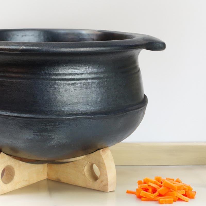Denara Clay Pot Black 2000 mL / 8 Inches media 3