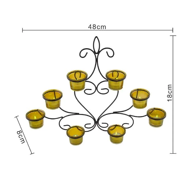 Floral Candle Holder - Yellow media 4
