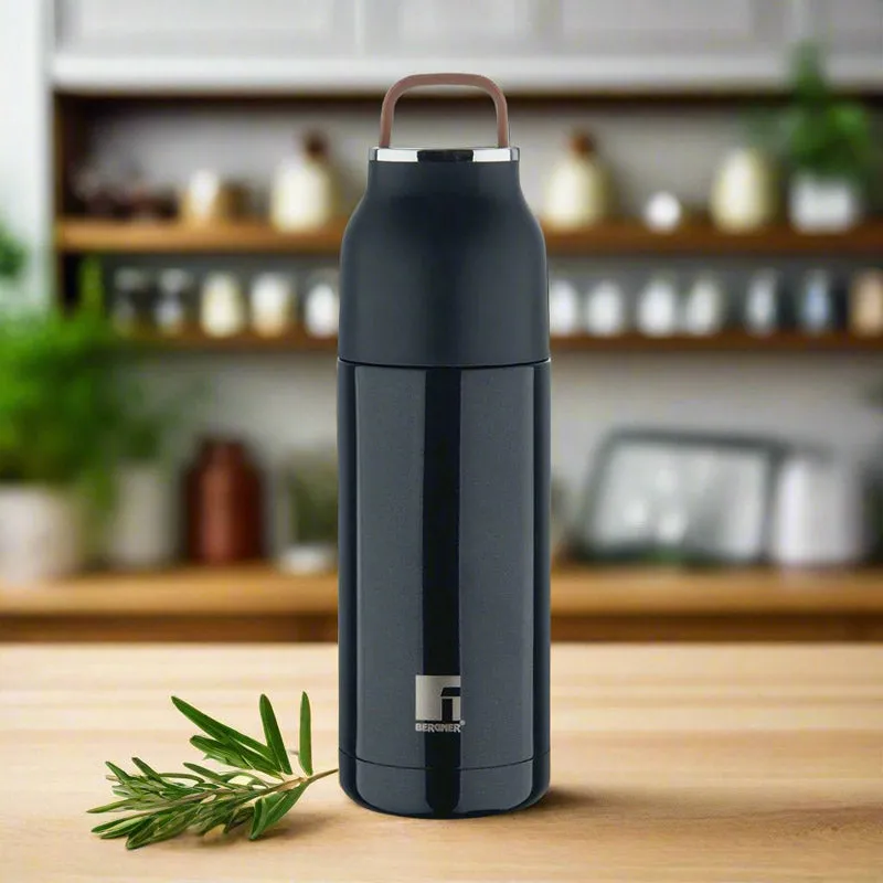 Bergner Walking Aquazest Thermosteel Hot And Cold Flask (Black) - 350 mL media 7
