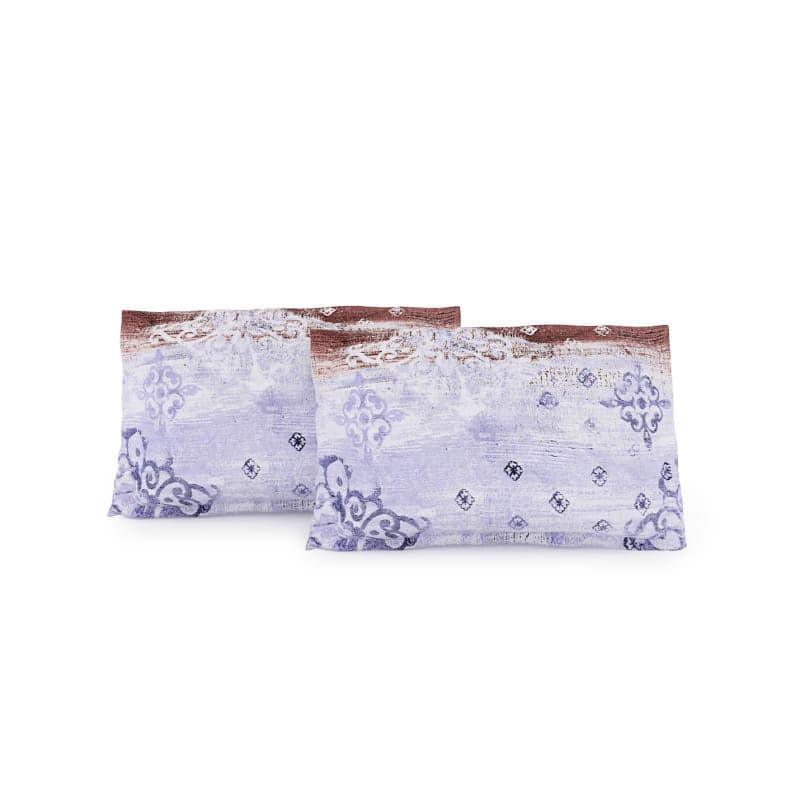 Swayam Vismit Ethnic Cotton Bedsheet (Blue) - 160 TC media 4