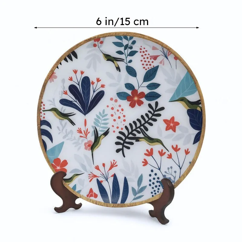 Bird Bloom Wall Plate with Stand media 7