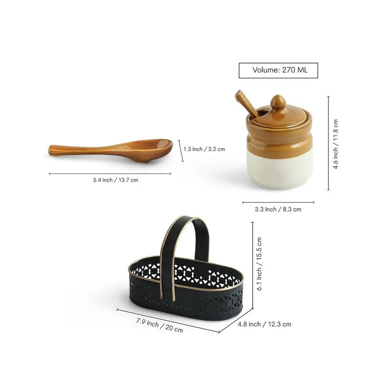 Rustora Ceramic Jar Set - Five Piece Set media 8