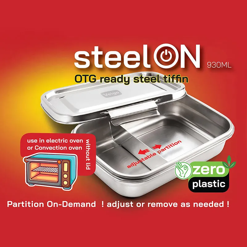 Dura Pack Stainless Steel Oven Safe Tiffin Box - 850 mL media 12