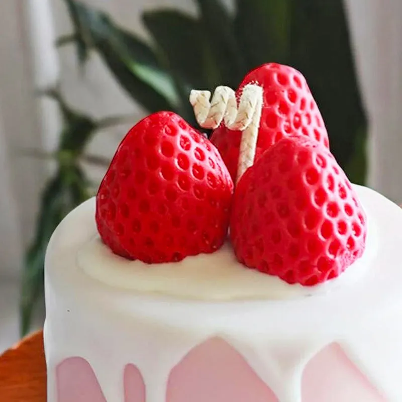 Strawberry Shortcake Scented Soy Wax Candle media 6