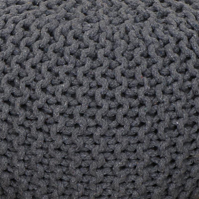 Cuna Cotton Pouffe - Grey image 4
