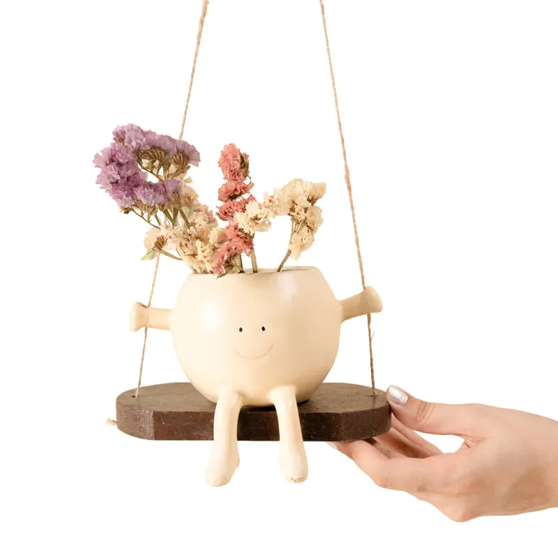 Humpty Face Hanging Planter media 6