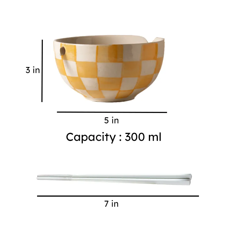 Elara Ramen Bowl With Chopstick media 8