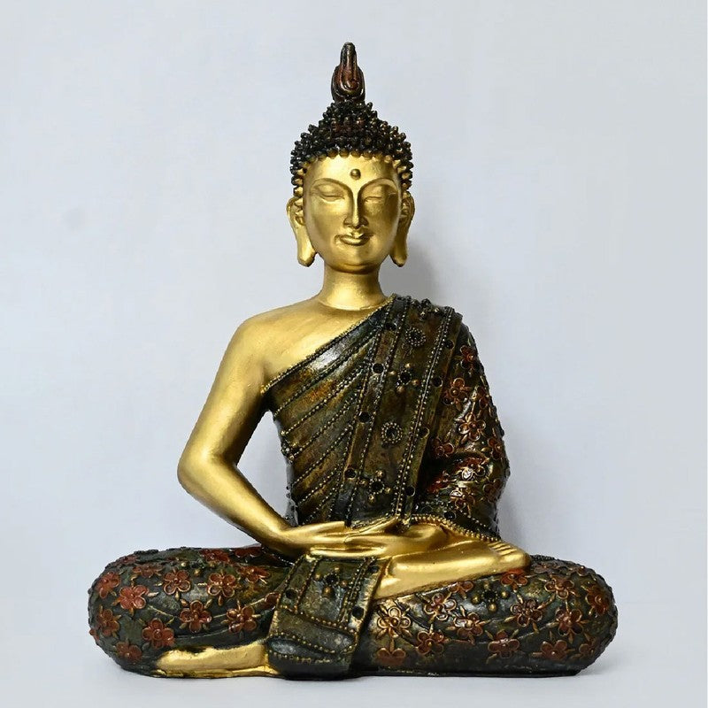 Peaceful Buddha Showpiece media 4
