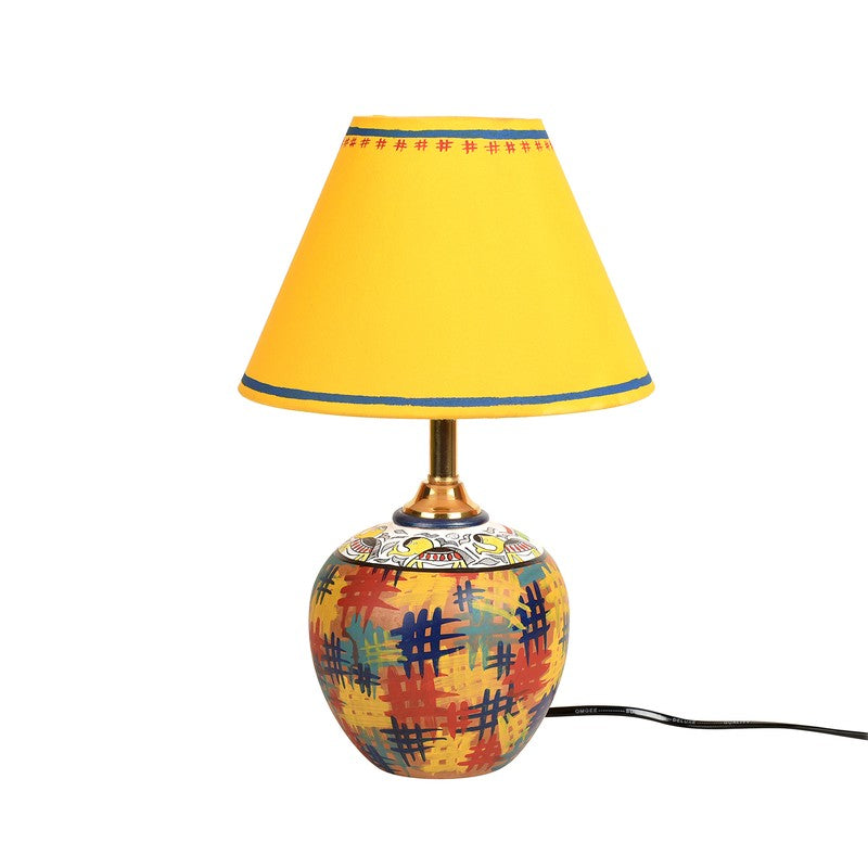 Shahana Terracotta Table Lamp - Multicolor media 4