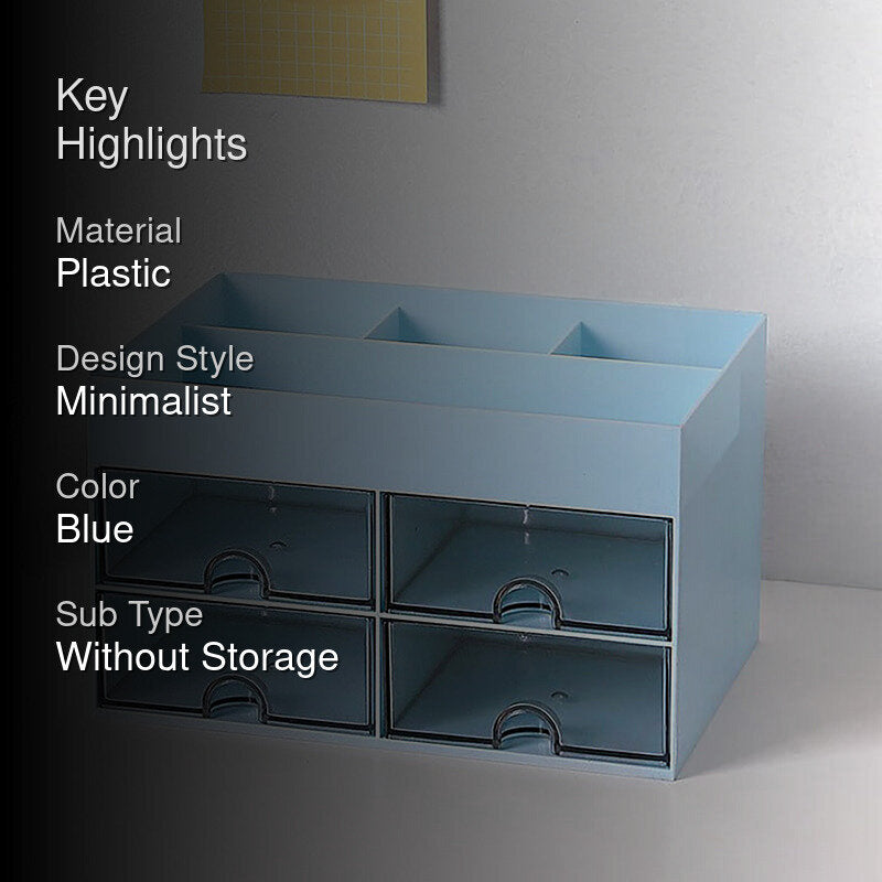 Cubby Buddy Plastic Stationery Organiser - Blue media 2