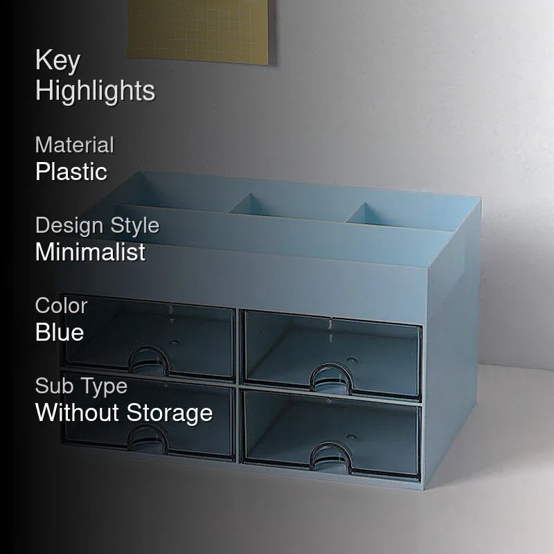 Cubby Buddy Plastic Stationery Organiser - Blue media 2