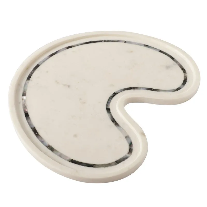 Gilded Horizon Marble Platter media 5