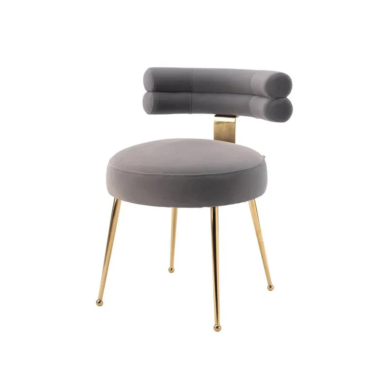 Velmora Metal Accent Chair - Grey media 3
